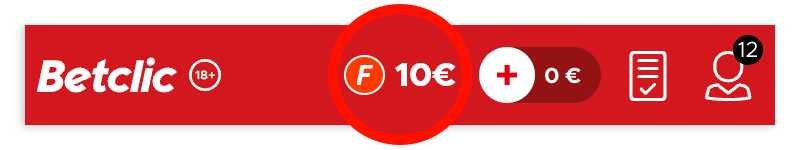 10€ de Freebets offerts par Betclic