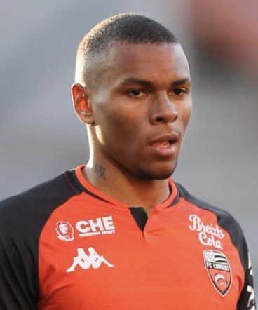 Armand Laurienté lorsqu’il évoluait au FC Lorient.