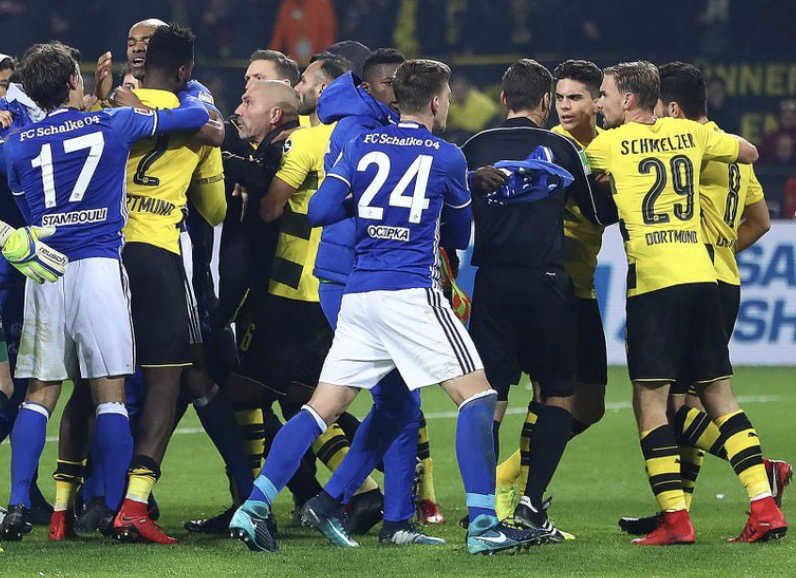 Bagarre Derby de la Ruhr, Borussia Dortmund vs Schalke 04
