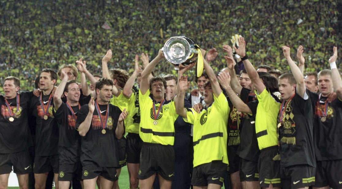 Célébration de la Ligue des Champions de Dortmund après une finale remportée face à la Juventus