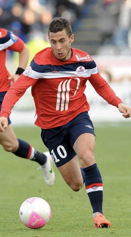 Eden Hazard jeune au Losc Lille : son club formateur 