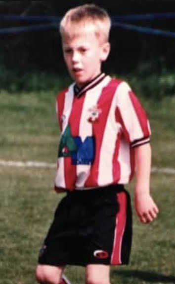 James Ward-Prowse à huit ans au centre de formation de Southampton