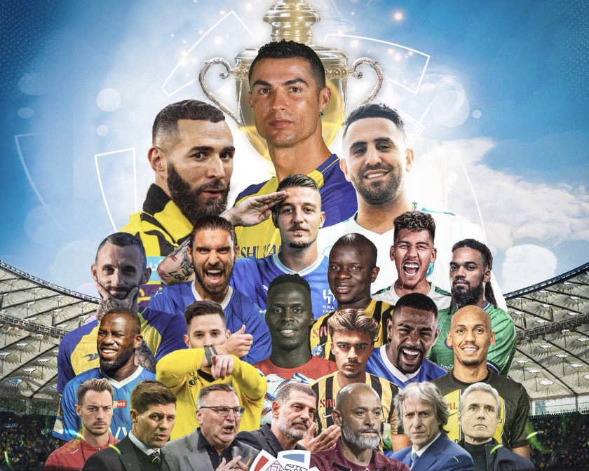 Les stars de la Saudi Pro League avec Ronaldo, Benzema, Mahrez etc…