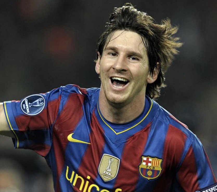 Lionel Messi jeune au FC Barcelone