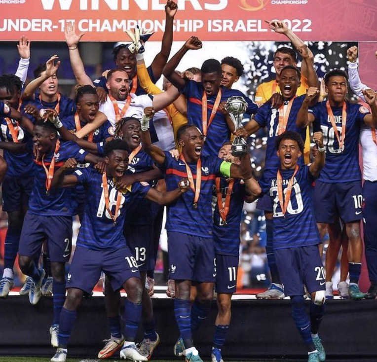 Mamadou Sarr victoire de l’Euro 2022 des moins de 17 ans