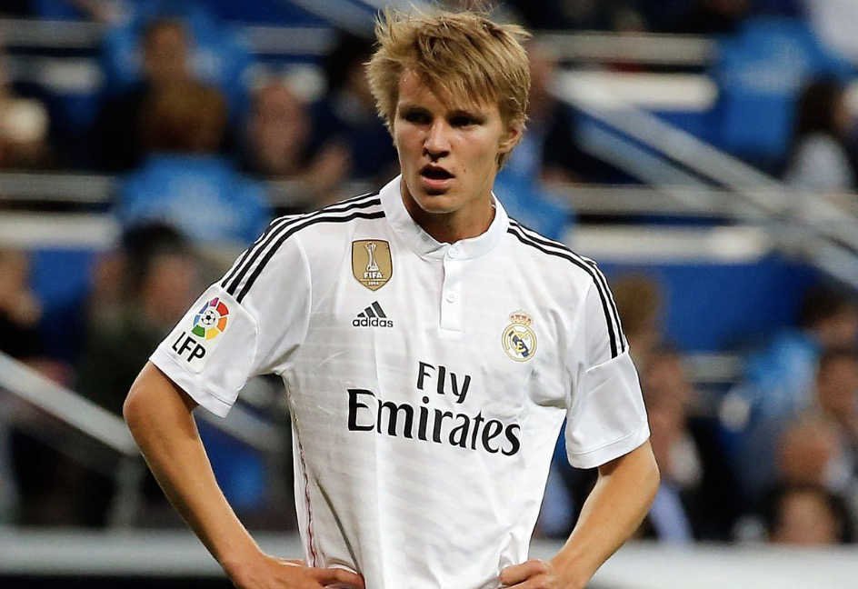 Martin Ødegaard lors de ses débuts au Real Madrid