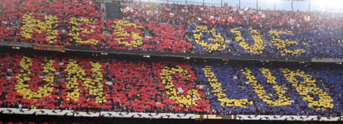 Més que un club tifo FC Barcelone