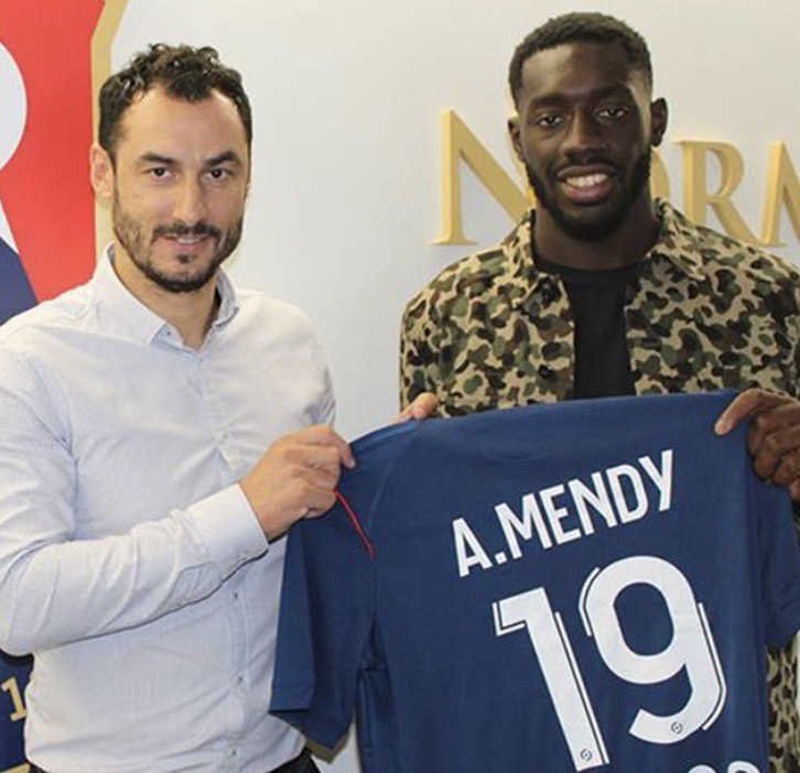 Signature Alexandre Mendy au SM Caen