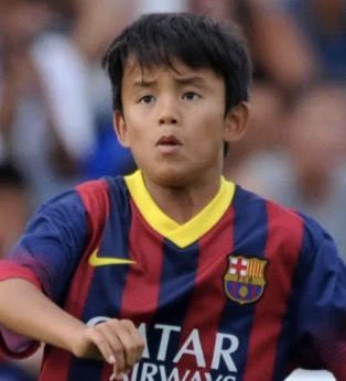 Takefusa Kubo jeune au FC Barcelone