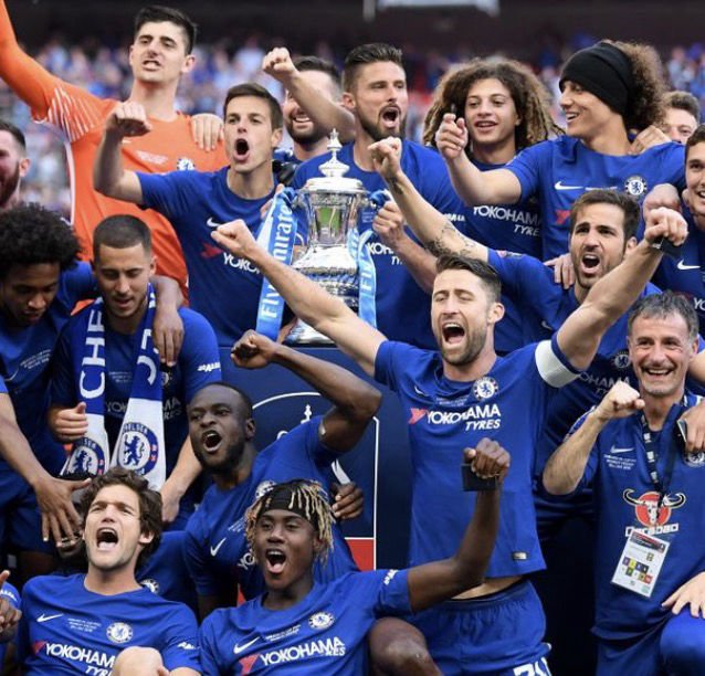 Titre de Chelsea FC en FA Cup en 2018