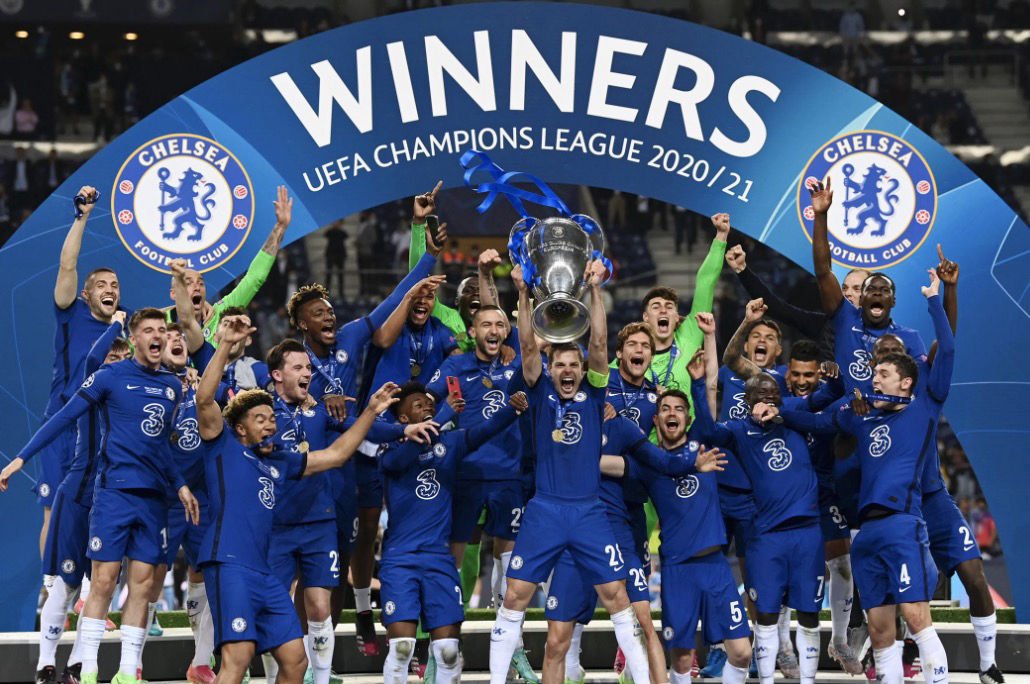 Victoire Ligue des Champions 2021 de Chelsea FC
