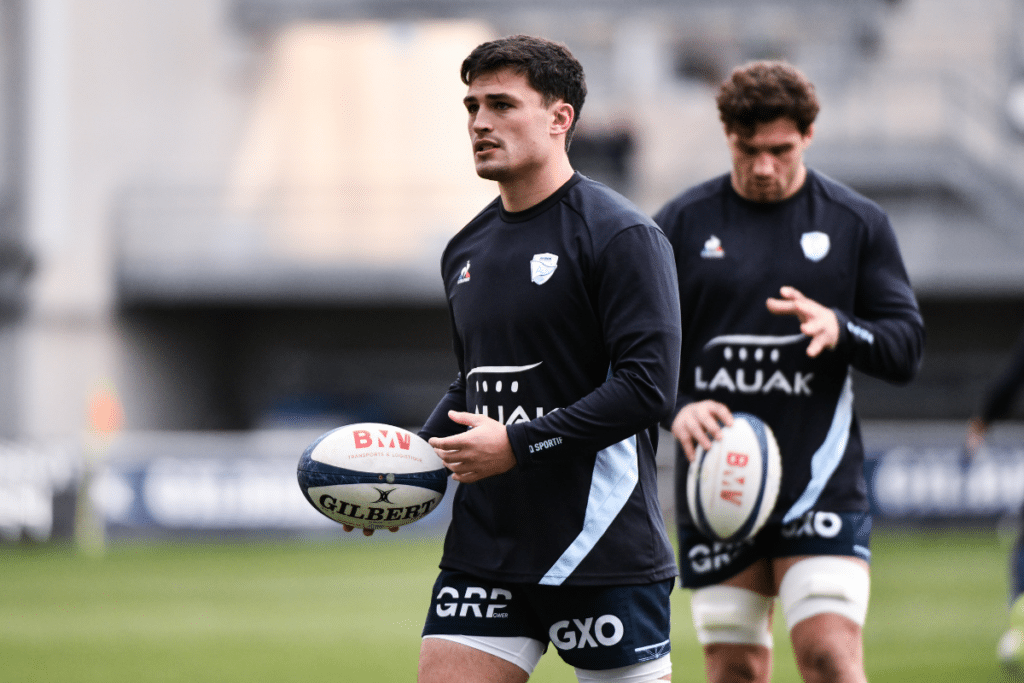 Guillaume Martocq (Aviron Bayonnais) lors du match de Top 14 opposant Montpellier à Bayonne