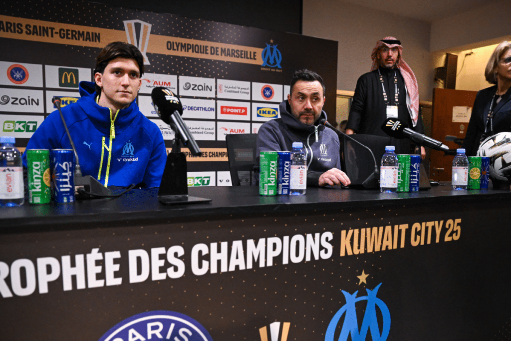 OM-Liverpool : “On va gagner à Bruges”, la promesse de Balerdi aux supporters marseillais