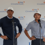 Tiger Woods et son fils Charlie Woods