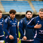 Mickael GUILLARD of France and Thibaud FLAMENT of France and Theo ATTISSOGBE of France and Temo MATIU of France