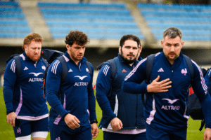Mickael GUILLARD of France and Thibaud FLAMENT of France and Theo ATTISSOGBE of France and Temo MATIU of France