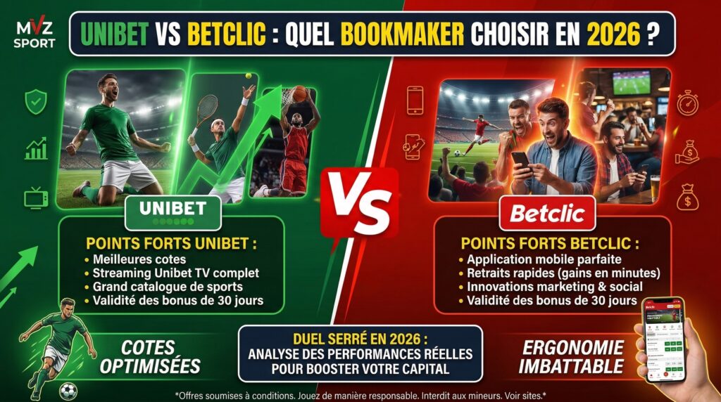 Unibet ou Betclic
