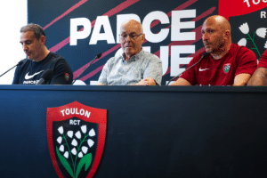 Laurent EMMANUELLI, sportif director, Bernard LEMAITRE president, Pierre MIGNONI