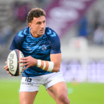 Tom Banks of Montpellier Herault Rugby