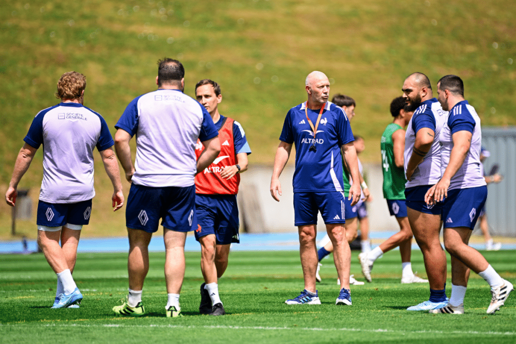 Assistant coach Gerald BASTIDE of XV de France