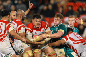 Ben Gunter (Japon) face à Bryn Ward (Irlande)