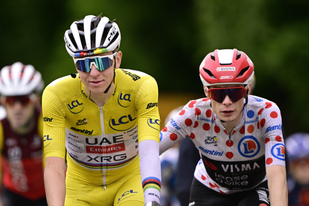 Tadej Pogacar et Jonas Vingegaard