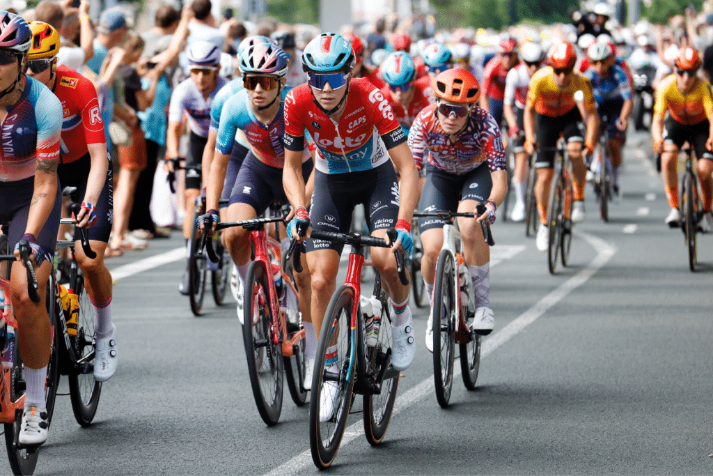 DORDRECHT - Thalita de Jong lors de la deuxième étape du Tour de France Femmes
