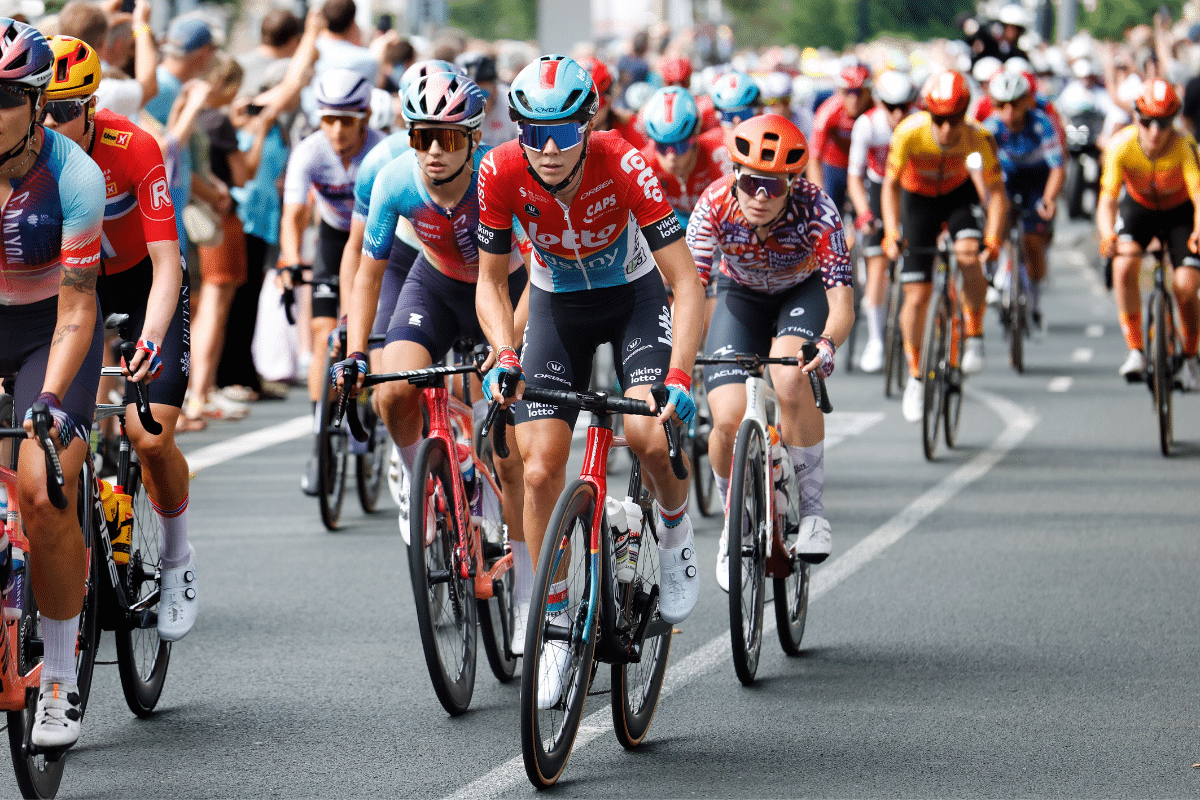 DORDRECHT - Thalita de Jong lors de la deuxième étape du Tour de France Femmes