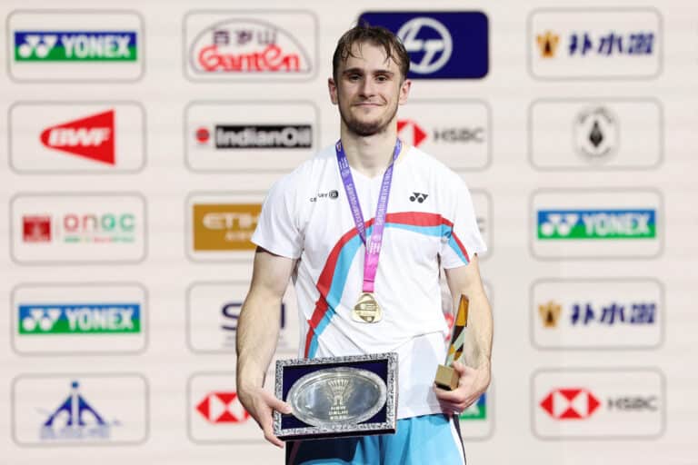 À 21 ans, Alex Lanier sacré champion du monde en patron et donne au badminton français un nouveau plafond