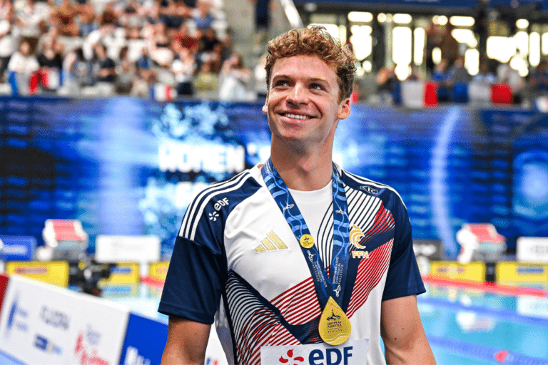 « Je n’ai aucun conseil à lui donner » : Laure Manaudou voit chez Léon Marchand ce qui peut le faire durer et surtout un champion déjà construit autrement